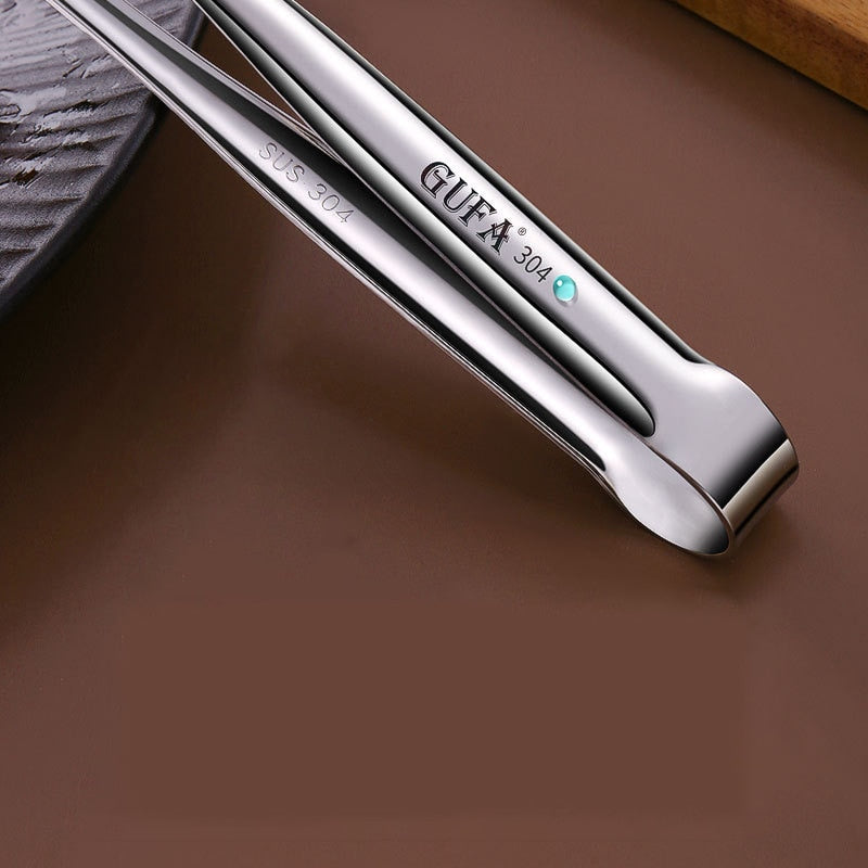 New Stainless Steel Grill Tongs