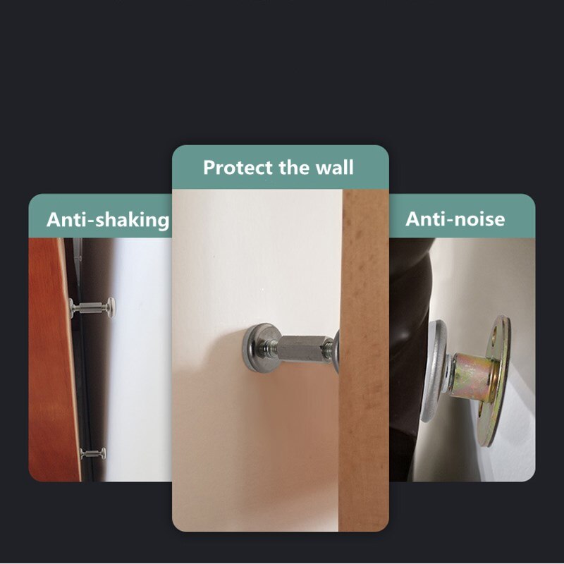 Anti-vibration Fixing Screw For Bed Head Holder Without Nail Adjustable Thread Bed Frame Anti-Shake Tool Home Improvement Gadget