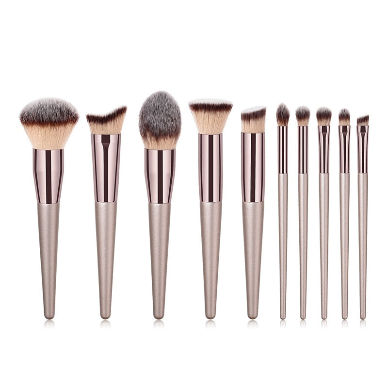 Makeup brushes set