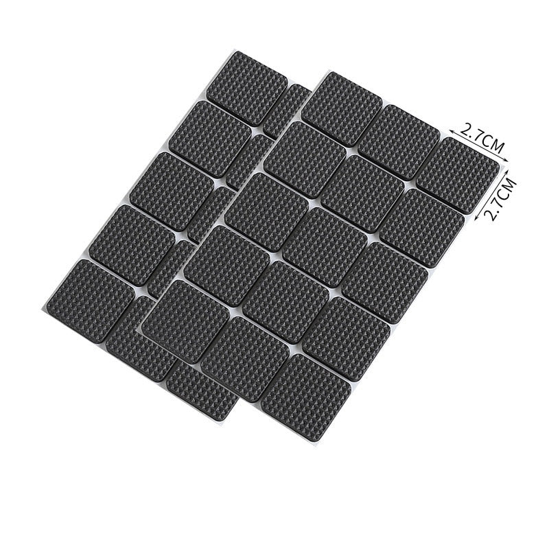 Self Adhesive Furniture Leg Rug Anti Scratch Floor Protectors For Chair Table Foot Covers Anti Slip Furniture Chair Leg Caps