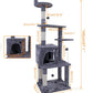 Cat Tree Furniture Tower Climb Activity Tree Scratcher Play House Kitty Tower Furniture Pet Play House