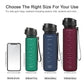 New 500/800/1000ml Sports Water Bottle BPA Free Portable Leak-proof Shaker bottle Plastic Drinkware Tour Gym Free Shipping items