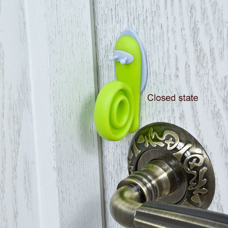 3pcs/pack Home Improvement Baby Safety Cabinet Door Snail Shape Stopper Lock EVA Plastic 6x3cm Door Stops Door Hardware Tools