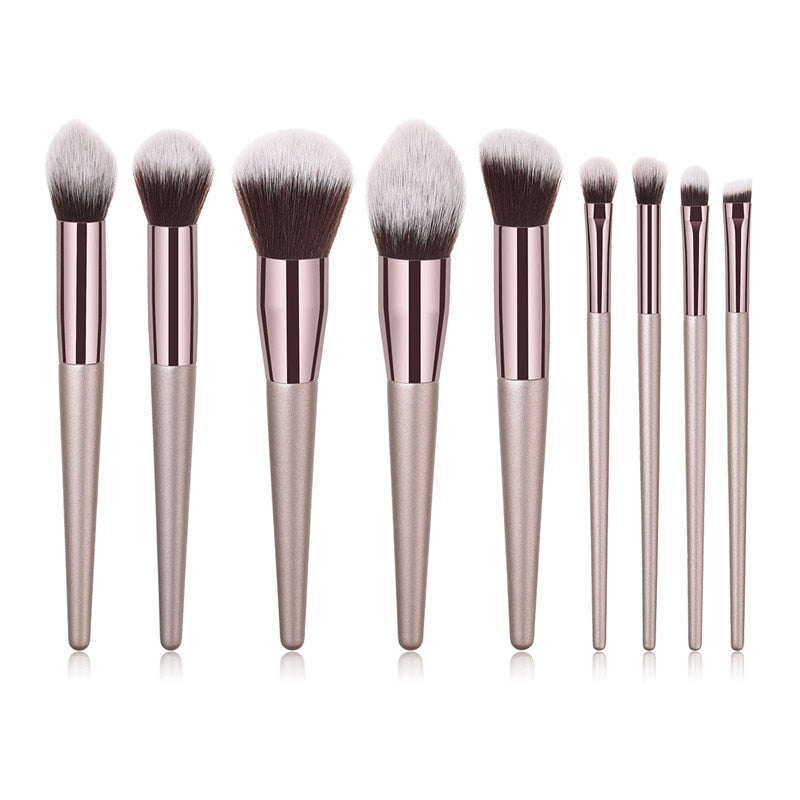 Makeup brushes set