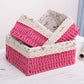 3 Sizes/Set Handmade Straw Storage Baskets Household Items Snacks Fruit Debris Cosmetic Laundry Finishing Storage Basket