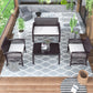 4Pcs Outdoor Patio Furniture Ratan