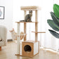 Cat Tree Furniture Tower Climb Activity Tree Scratcher Play House Kitty Tower Furniture Pet Play House