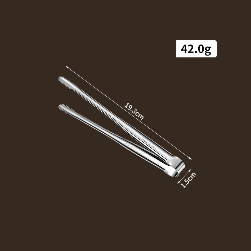 New Stainless Steel Grill Tongs Cooking Utensils For BBQ Baking Silver Kitchen Accessories Camping Supplies Free Shipping Item