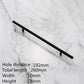 KK&FING European Simple Black Kitchen Furniture Handles Matte Gold Aluminum Alloy Cabinet Drawer Pulls Furniture Handle Hardware