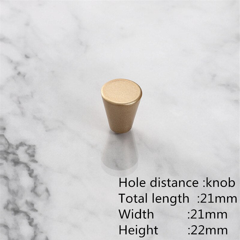 KK&FING European Simple Black Kitchen Furniture Handles Matte Gold Aluminum Alloy Cabinet Drawer Pulls Furniture Handle Hardware