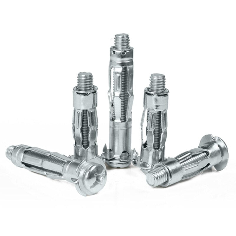 M4 M5 M6 M8 Hollow Wall Anchors Gypsum Board Expansion Screw Aircraft Tube Pipe Plug Metal Expansion Bolt Home Improvement Tools