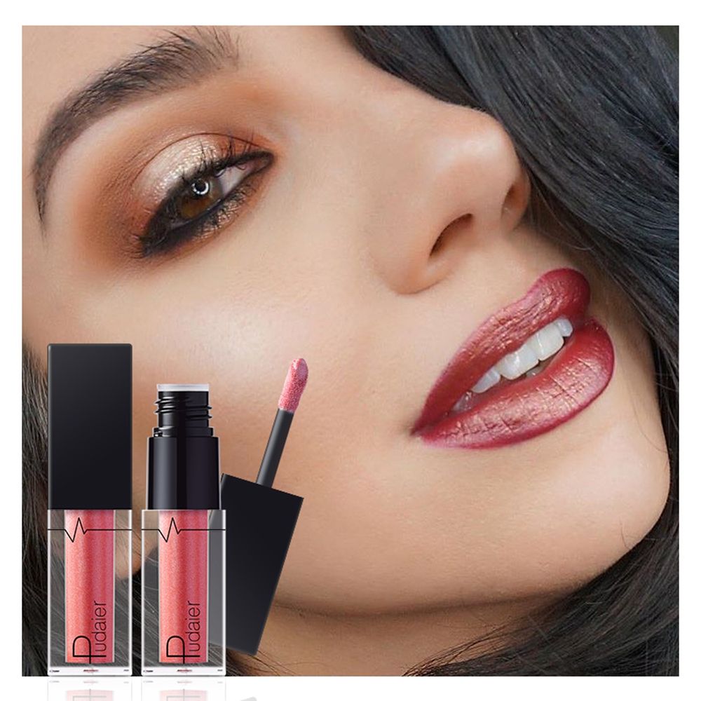 24 Colors Metallic Matte Lipgloss Not Fade Not Stick Cup Mouth Lipstick Mositurizing Waterproof Longlasting Sexy Lip Makeup