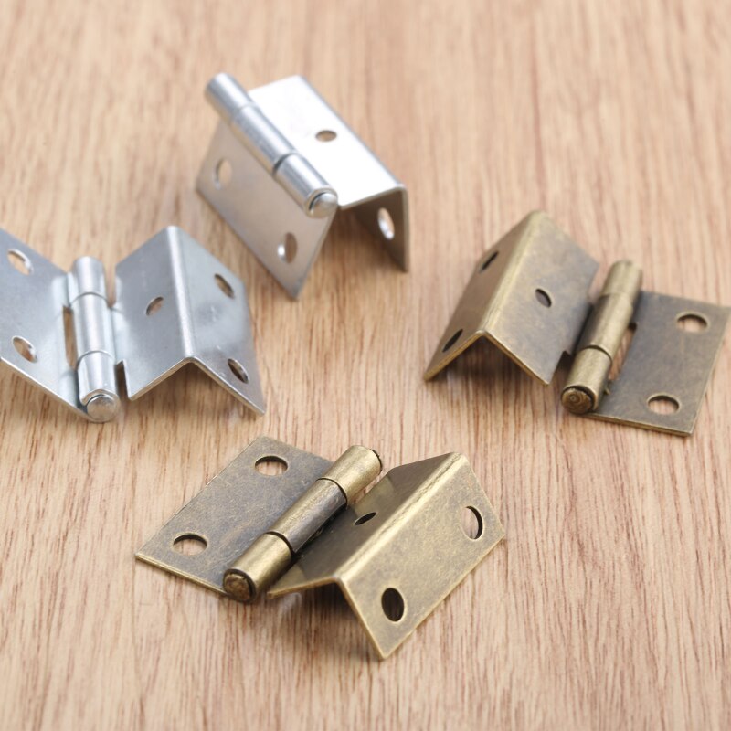 Furniture Fitting Five Hole Three Fold Iron Hinge Furniture Iron Home Improvement Plating Hardware Tool Accessories Cabinet Door