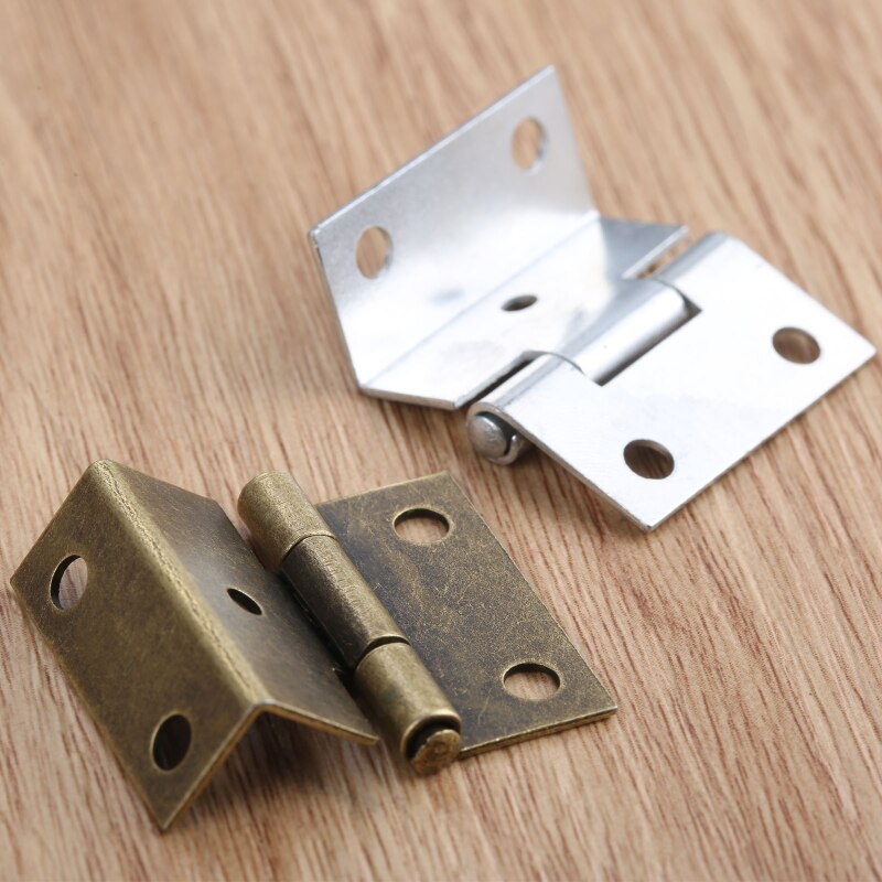 Furniture Fitting Five Hole Three Fold Iron Hinge Furniture Iron Home Improvement Plating Hardware Tool Accessories Cabinet Door