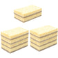 QUANGE Natural Plant Based Scrub Sponge Pad Palm Fiber Dishwashing Kitchen Item Scrubber Non Scratch Compostable 2-Sided Sponges