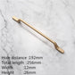KK&FING European Simple Black Kitchen Furniture Handles Matte Gold Aluminum Alloy Cabinet Drawer Pulls Furniture Handle Hardware