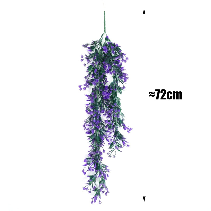 Artificial Plant Persian Fern Leaves Vines Room Home Garden Decoration Accessories Wedding Party Wall Hanging Balcony Decoration