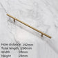 KK&FING European Simple Black Kitchen Furniture Handles Matte Gold Aluminum Alloy Cabinet Drawer Pulls Furniture Handle Hardware