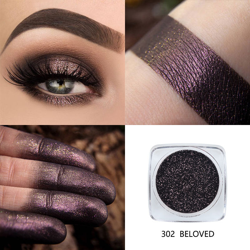 12 Color Glitter Eyeshadow Long Lasting Eye Shiny Shadows Matte Makeup Palette Waterproof Easy To Color Pigment Eyeshadow