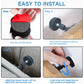 28-110mm Adjustable Threaded Bedside Bed Frame Anti-Shake Tool Headboard Stopper Tool For Beds Cabinets Sofas Home Improvement