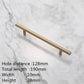 KK&FING European Simple Black Kitchen Furniture Handles Matte Gold Aluminum Alloy Cabinet Drawer Pulls Furniture Handle Hardware
