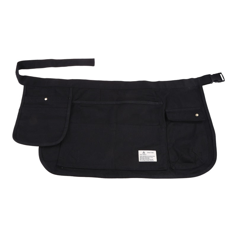 H55A Garden Tool Belt Gardening Apron Utility Belt for Home Improvement Housekeeping Half Waist Canvas Apron for Home