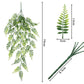 Artificial Plant Persian Fern Leaves Vines Room Home Garden Decoration Accessories Wedding Party Wall Hanging Balcony Decoration
