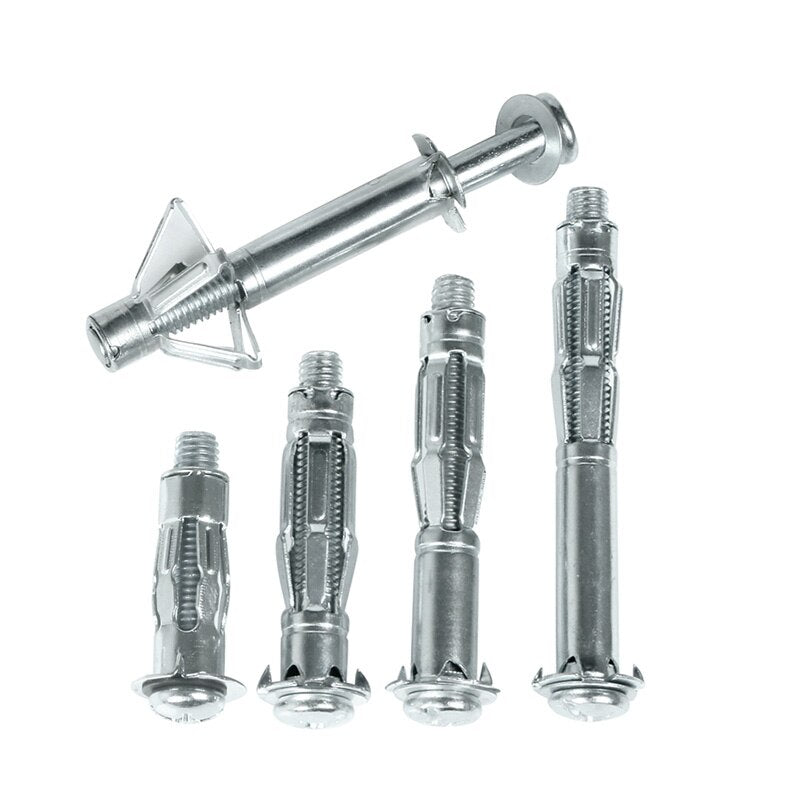 M4 M5 M6 M8 Hollow Wall Anchors Gypsum Board Expansion Screw Aircraft Tube Pipe Plug Metal Expansion Bolt Home Improvement Tools