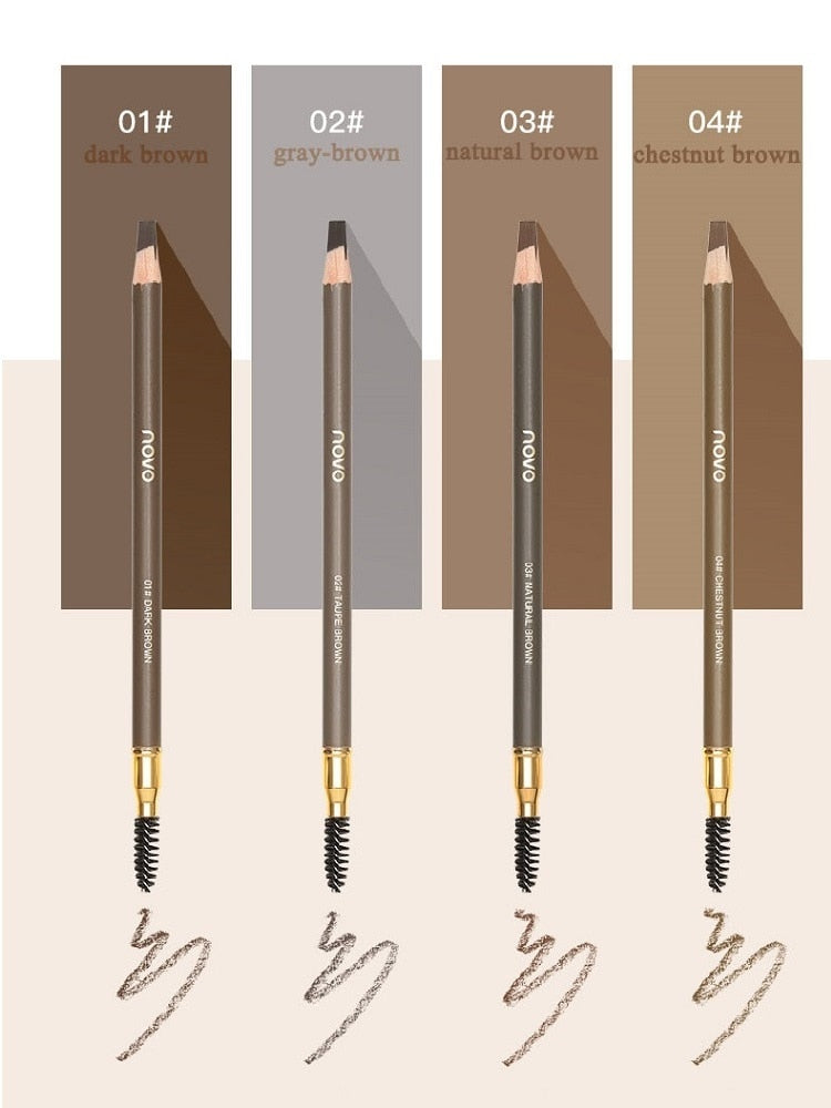 Nove Novel Pencils Eyebrow Enhancers Makeup Items Free Shipping High Quality Professional Makeup Permanent Eyebrow Tattoo Pencil