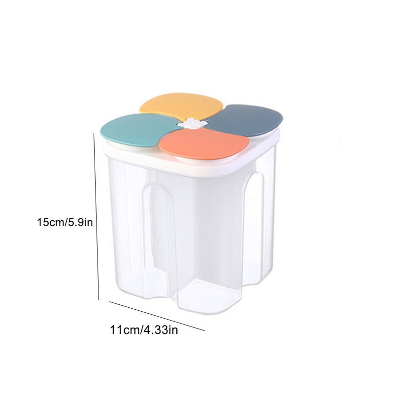 Kitchen Storage Box Food Storage Containers Plastic Grain Storage Tank Sealed Moisture Proof with Lid Container Kitchen Items