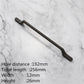 KK&FING European Simple Black Kitchen Furniture Handles Matte Gold Aluminum Alloy Cabinet Drawer Pulls Furniture Handle Hardware