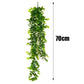 Artificial Plant Persian Fern Leaves Vines Room Home Garden Decoration Accessories Wedding Party Wall Hanging Balcony Decoration