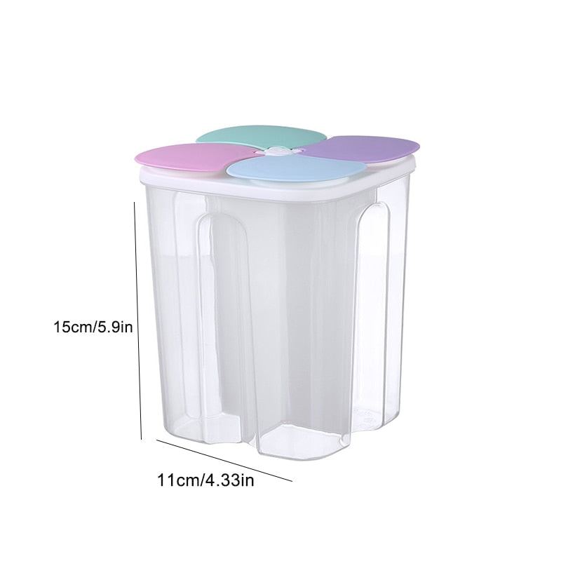 Kitchen Storage Box Food Storage Containers Plastic Grain Storage Tank Sealed Moisture Proof with Lid Container Kitchen Items