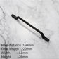 KK&FING European Simple Black Kitchen Furniture Handles Matte Gold Aluminum Alloy Cabinet Drawer Pulls Furniture Handle Hardware