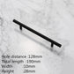 KK&FING European Simple Black Kitchen Furniture Handles Matte Gold Aluminum Alloy Cabinet Drawer Pulls Furniture Handle Hardware