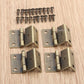 Furniture Fitting Five Hole Three Fold Iron Hinge Furniture Iron Home Improvement Plating Hardware Tool Accessories Cabinet Door