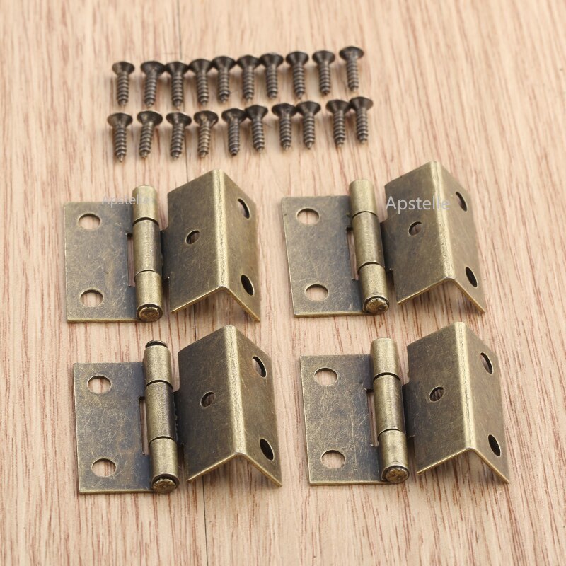 Furniture Fitting Five Hole Three Fold Iron Hinge Furniture Iron Home Improvement Plating Hardware Tool Accessories Cabinet Door