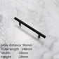 KK&FING European Simple Black Kitchen Furniture Handles Matte Gold Aluminum Alloy Cabinet Drawer Pulls Furniture Handle Hardware