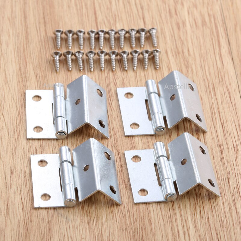 Furniture Fitting Five Hole Three Fold Iron Hinge Furniture Iron Home Improvement Plating Hardware Tool Accessories Cabinet Door