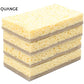 QUANGE Natural Plant Based Scrub Sponge Pad Palm Fiber Dishwashing Kitchen Item Scrubber Non Scratch Compostable 2-Sided Sponges