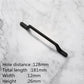 KK&FING European Simple Black Kitchen Furniture Handles Matte Gold Aluminum Alloy Cabinet Drawer Pulls Furniture Handle Hardware