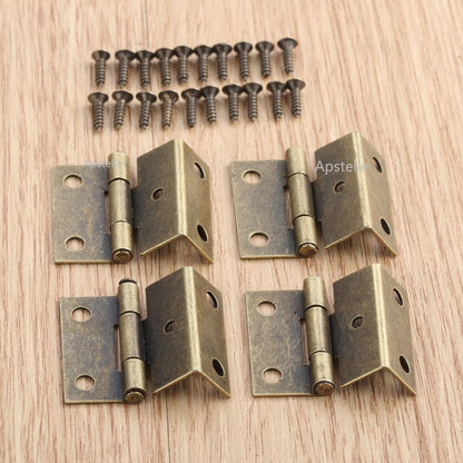 Furniture Fitting Five Hole Three Fold Iron Hinge Furniture Iron Home Improvement Plating Hardware Tool Accessories Cabinet Door