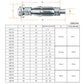 M4 M5 M6 M8 Hollow Wall Anchors Gypsum Board Expansion Screw Aircraft Tube Pipe Plug Metal Expansion Bolt Home Improvement Tools