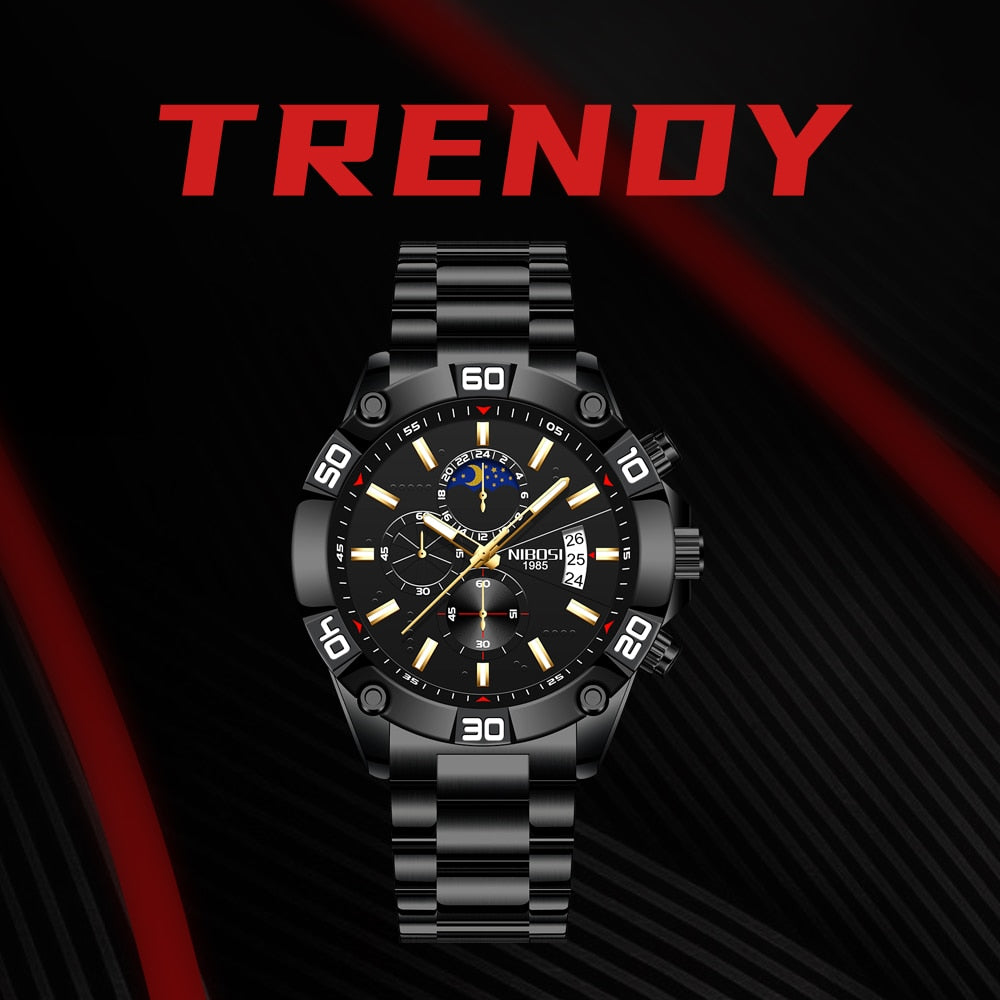 Fashion Gold Watch Men