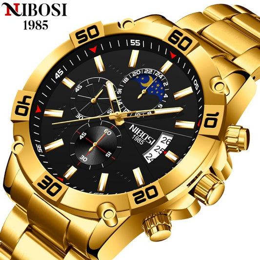 Fashion Gold Watch Men