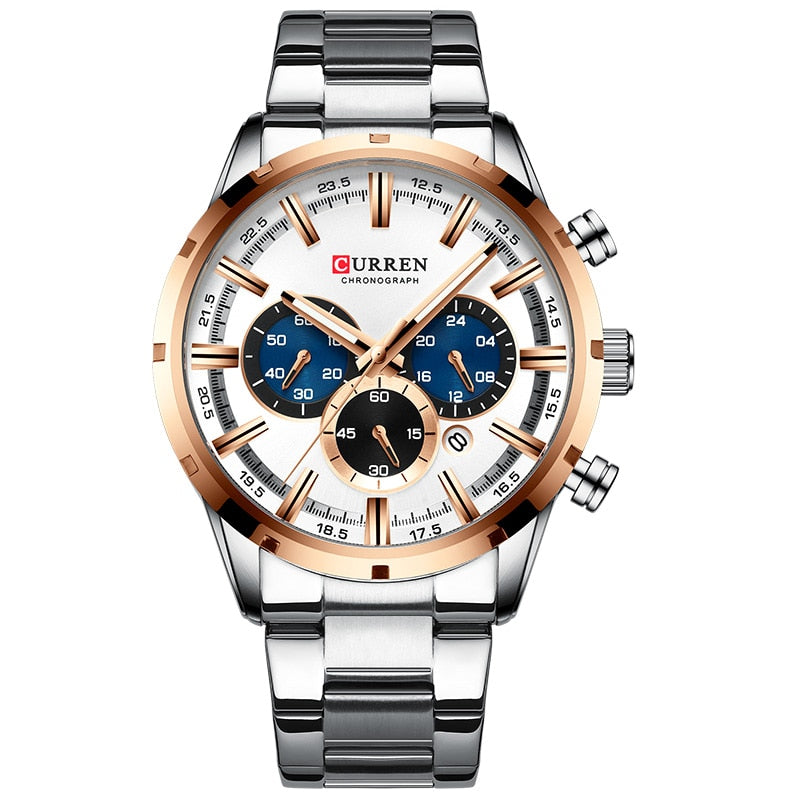 Waterproof Chronograph Wristwatch