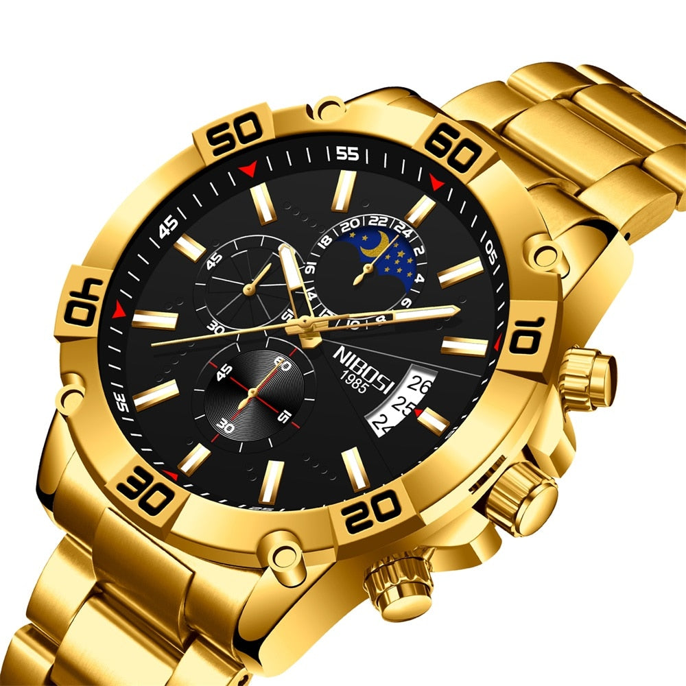 Fashion Gold Watch Men