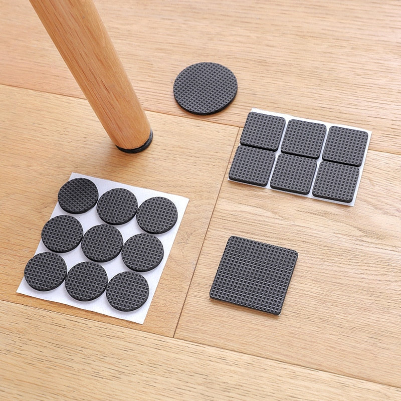 Self Adhesive Furniture Leg Rug Anti Scratch Floor Protectors For Chair Table Foot Covers Anti Slip Furniture Chair Leg Caps