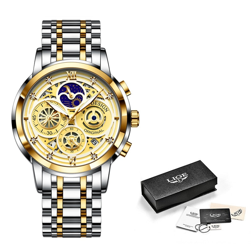 Luxury Sports Chronograph Quartz Watch