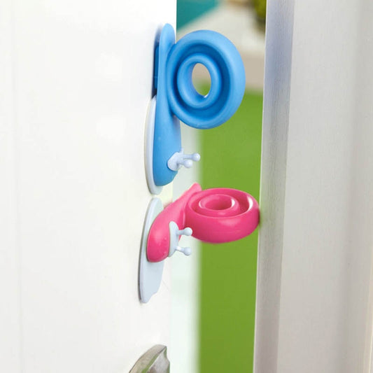 3pcs/pack Home Improvement Baby Safety Cabinet Door Snail Shape Stopper Lock EVA Plastic 6x3cm Door Stops Door Hardware Tools